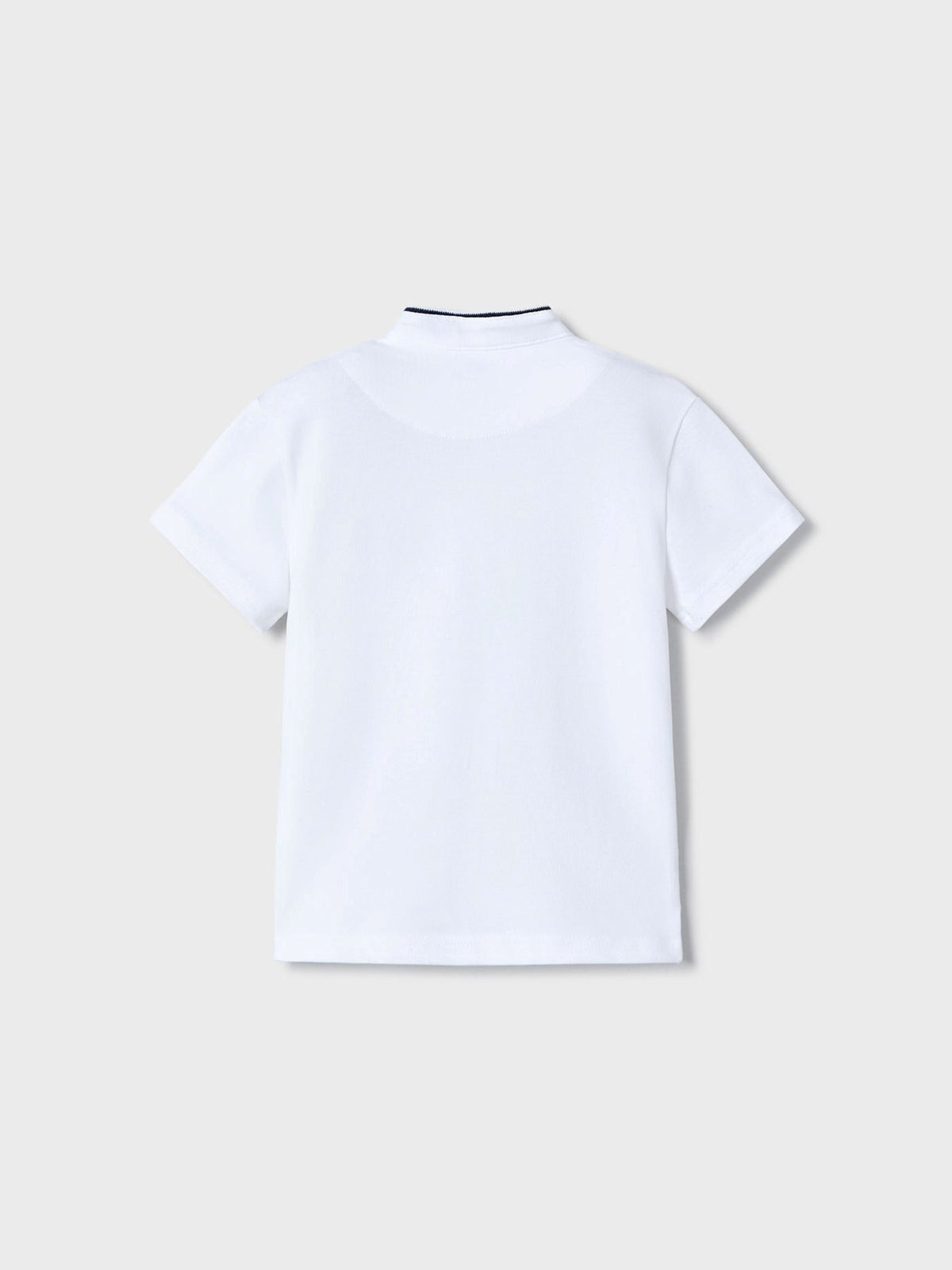 Polo m/curta gola mao Branco (Branco)  para Menino - Mayoral