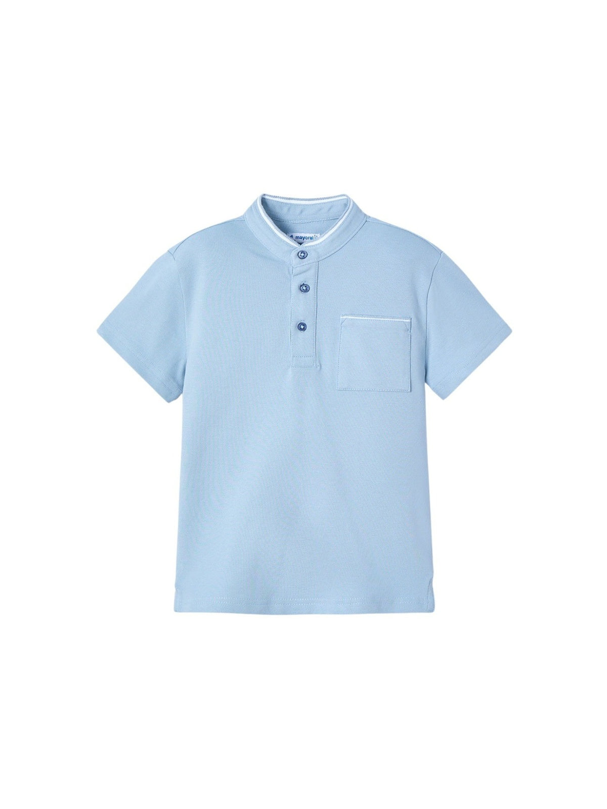 Polo m/curta gola mao Pérola (Creme / Pérola)  para Menino - Mayoral