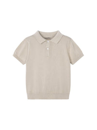Polo m/curta tricô Osso (Bege)  para Menino - Mayoral