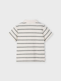 Polo m/curta riscas Creme (Creme / Pérola)  para Menino - Mayoral