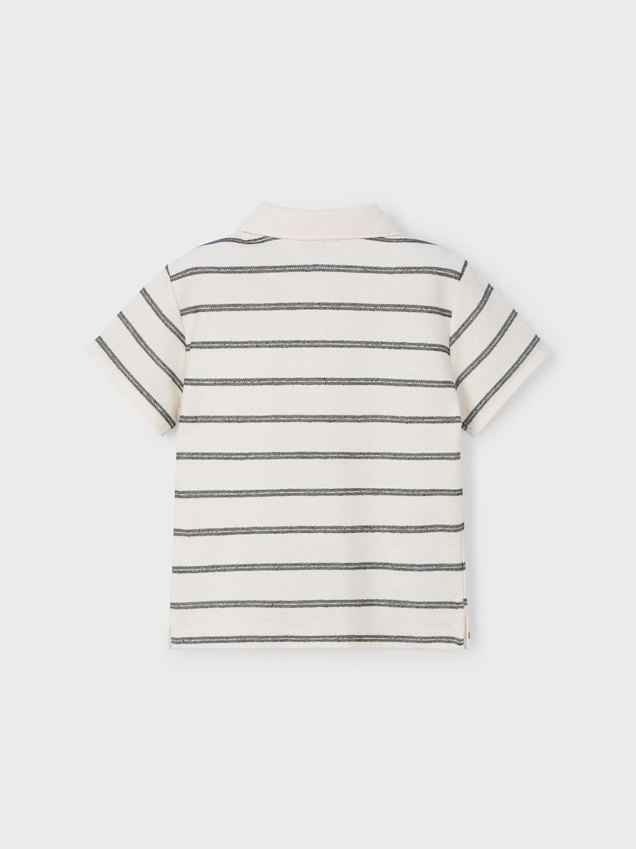 Polo m/curta riscas Creme (Creme / Pérola)  para Menino - Mayoral
