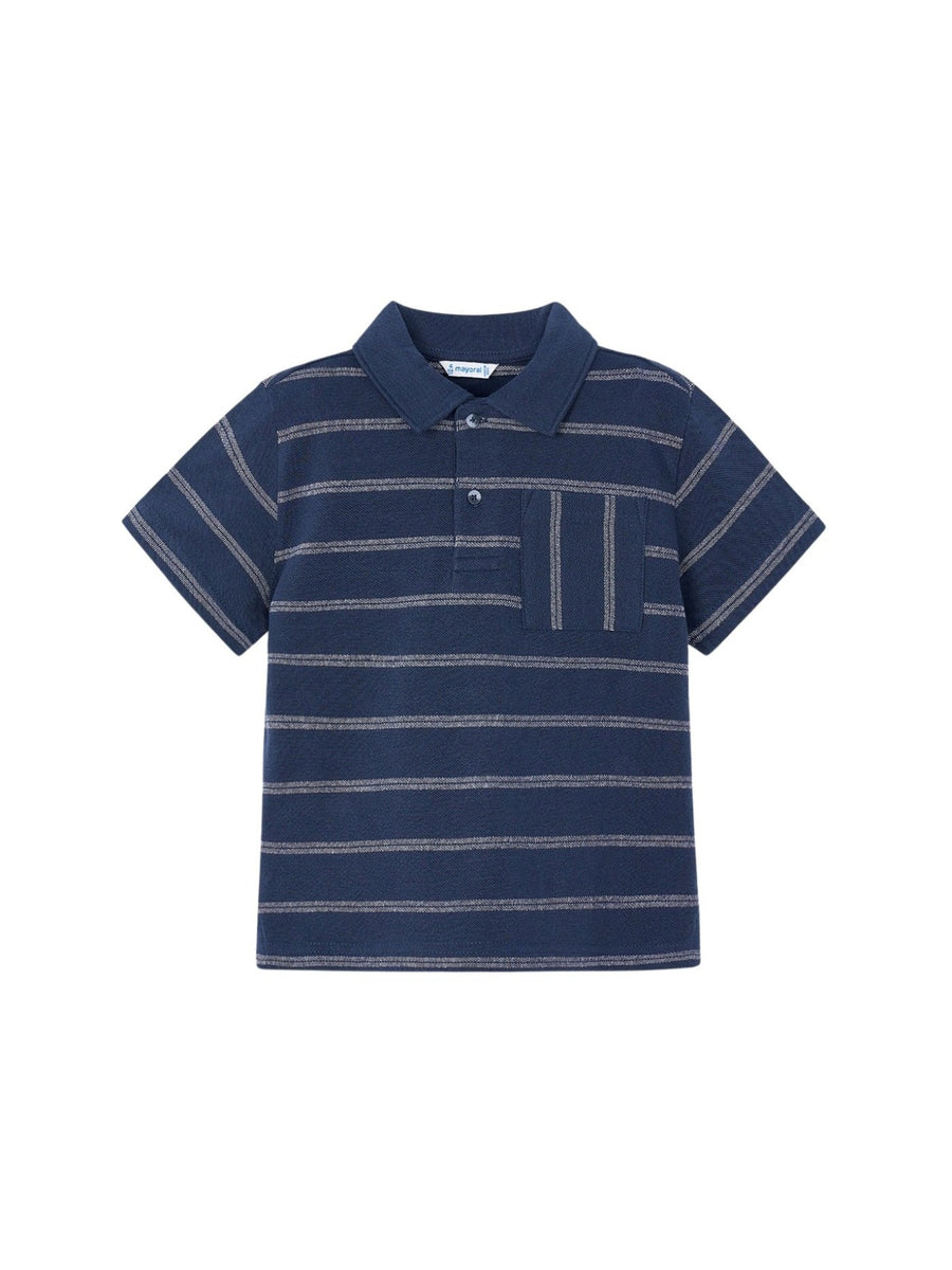 Polo m/curta riscas Midnight (Marinho)  para Menino - Mayoral