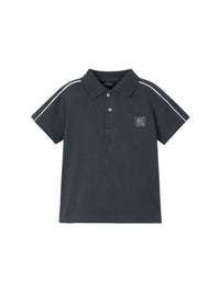 Polo m/c "athletics" Asfalto (Cinza Escuro)  para Menino - Mayoral