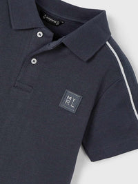 Polo m/c "athletics" Asfalto (Cinza Escuro)  para Menino - Mayoral