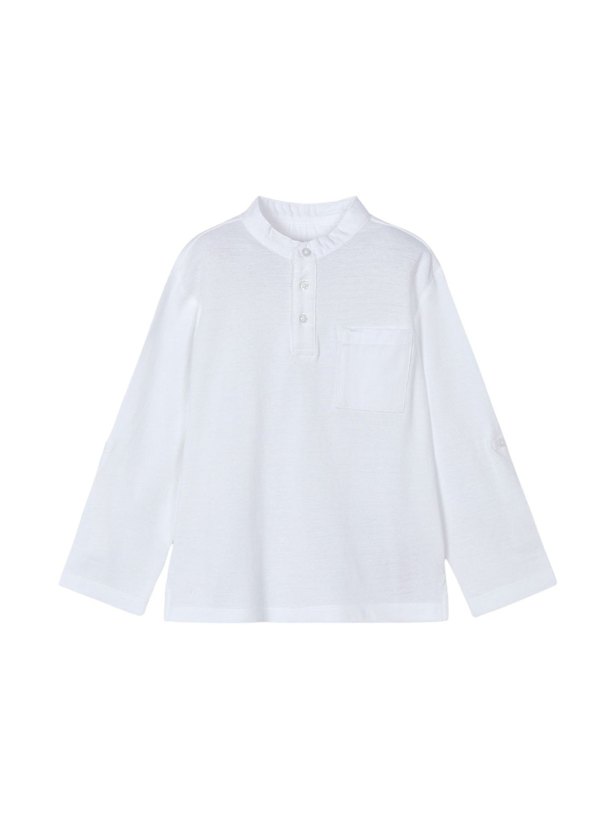 Polo m/comp. Branco (Branco)  para Menino - Mayoral