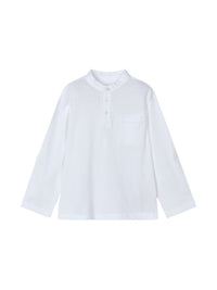 Polo m/comp. Branco (Branco)  para Menino - Mayoral
