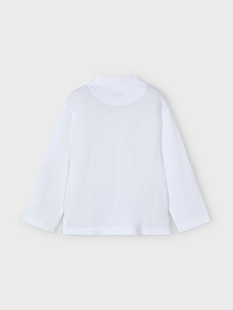 Polo m/comp. Branco (Branco)  para Menino - Mayoral