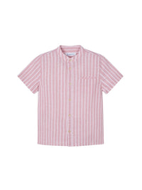 Camisa m/ curta linho Guayaba (Rosa Velho)  para Menino - Mayoral