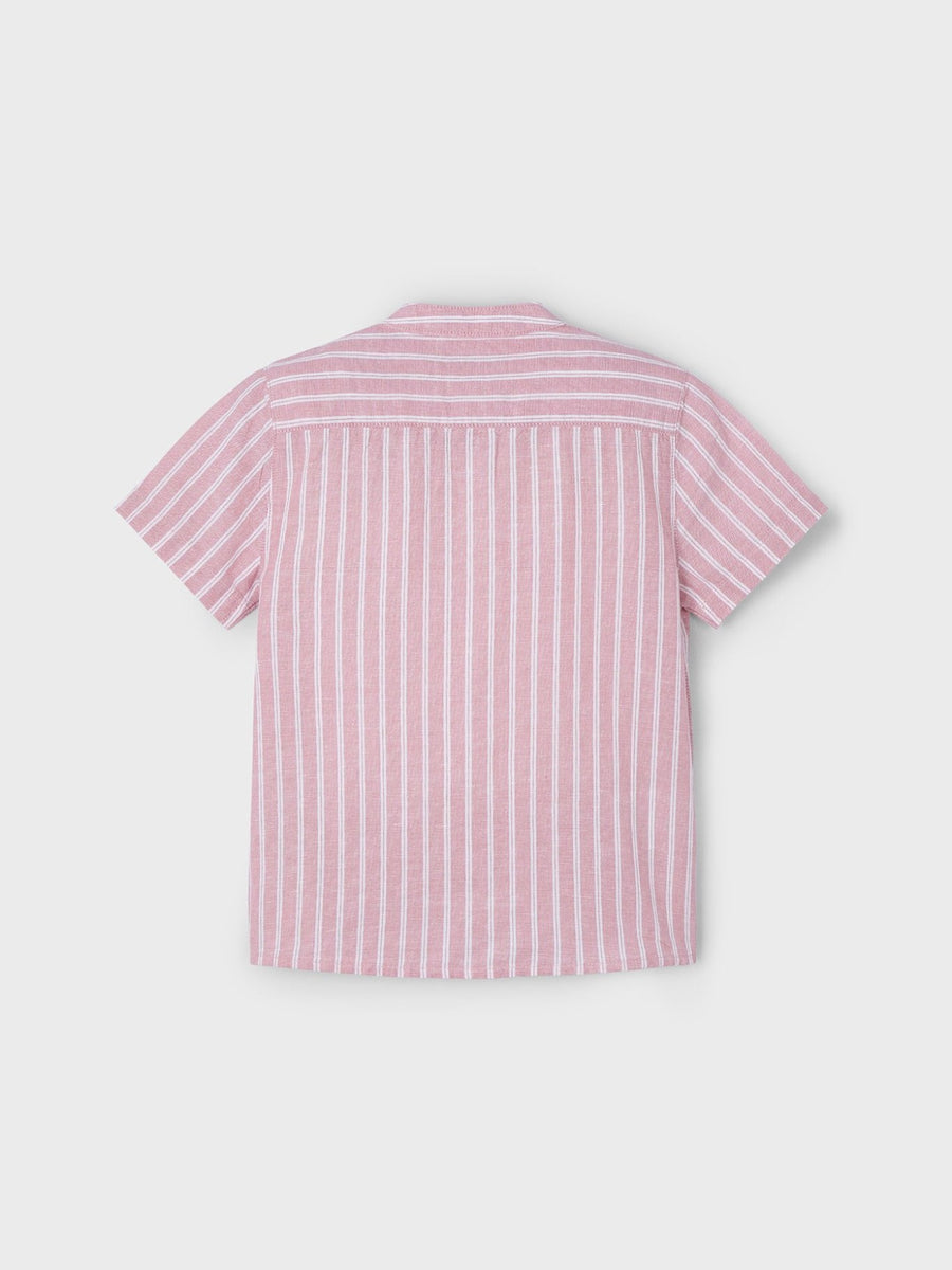Camisa m/ curta linho Guayaba (Rosa Velho)  para Menino - Mayoral