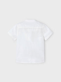 Camisa m/ curta linho Creme (Creme / Pérola)  para Menino - Mayoral