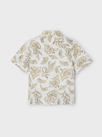 Camisa m/c resort Quartzo (Bege)  para Menino - Mayoral