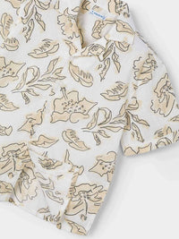 Camisa m/c resort Quartzo (Bege)  para Menino - Mayoral