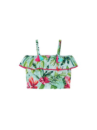 Túnica estampada Água (Verde Água)  para Menina - Mayoral