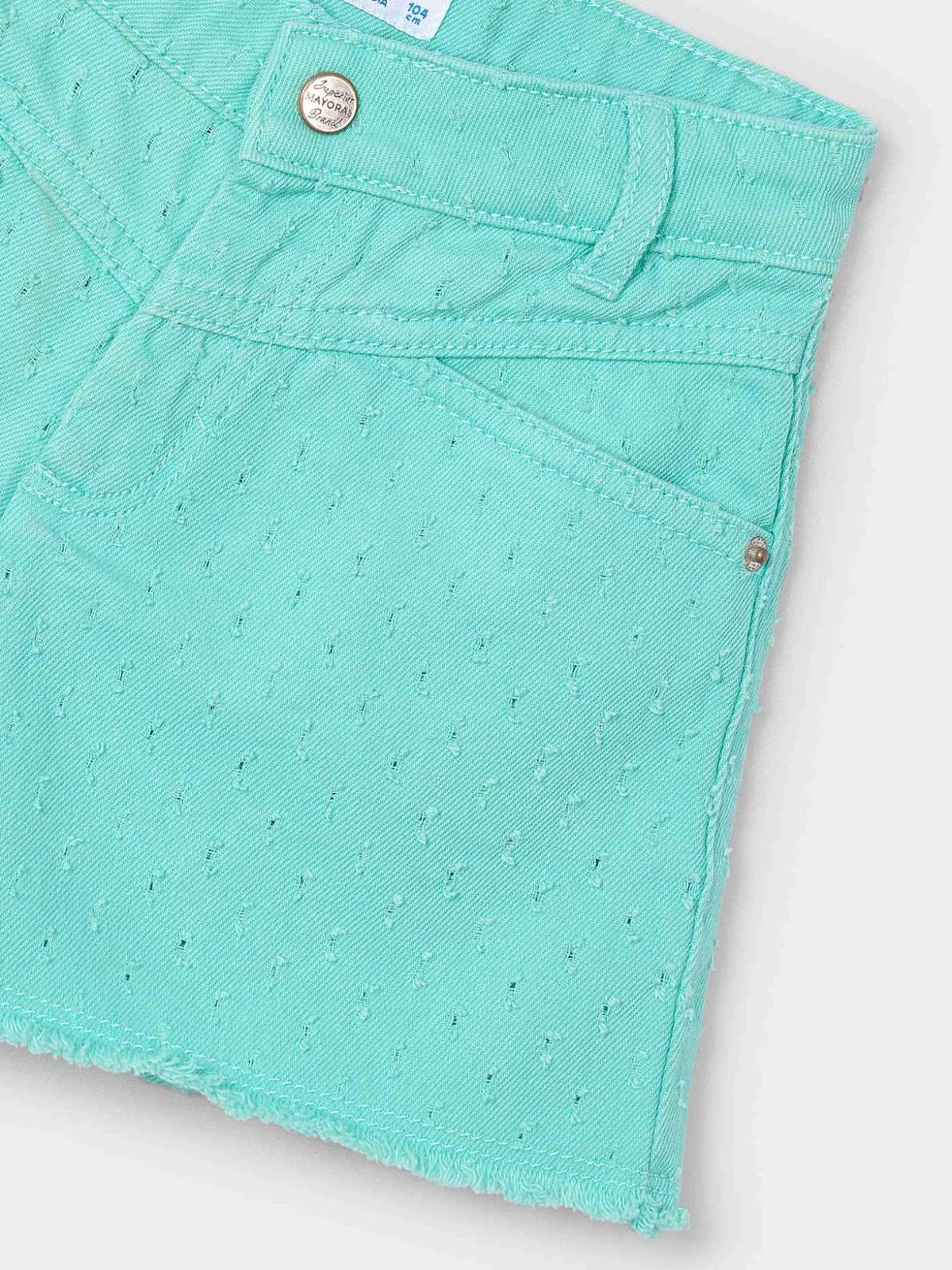 Calção sarja Água (Verde Água)  para Menina - Mayoral