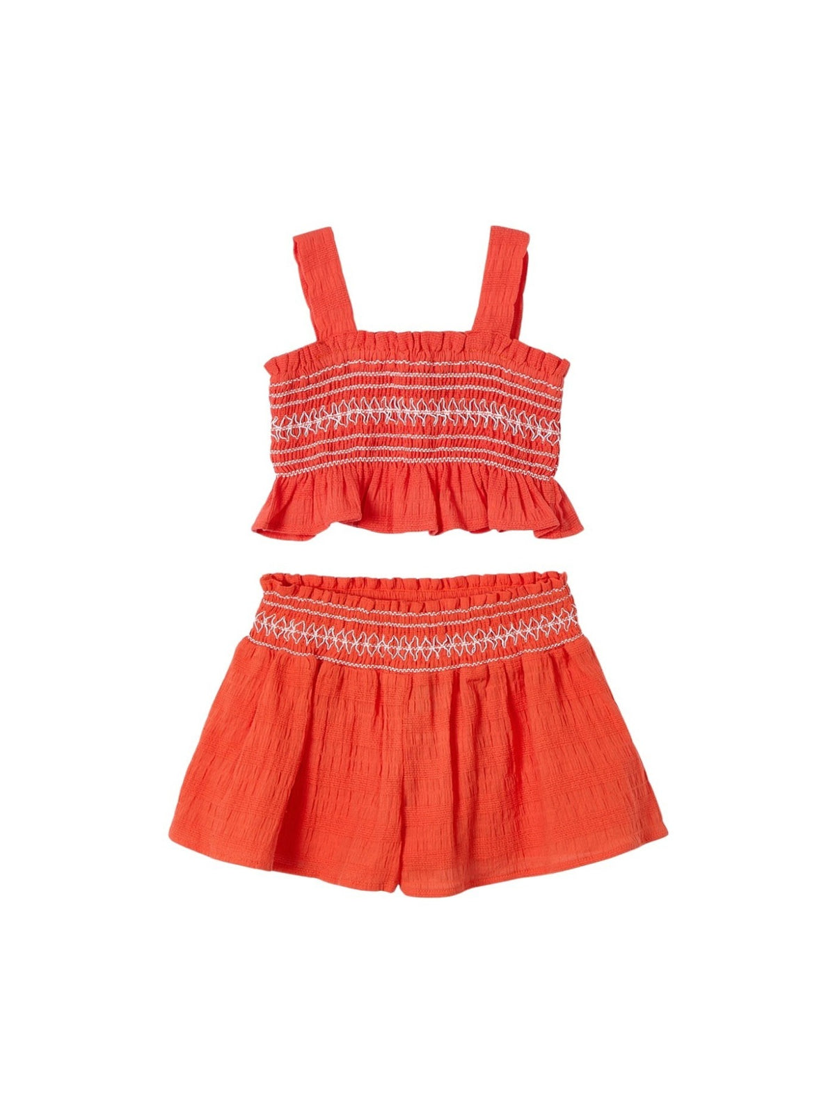 Conj. short Paprica (Vermelho)  para Menina - Mayoral