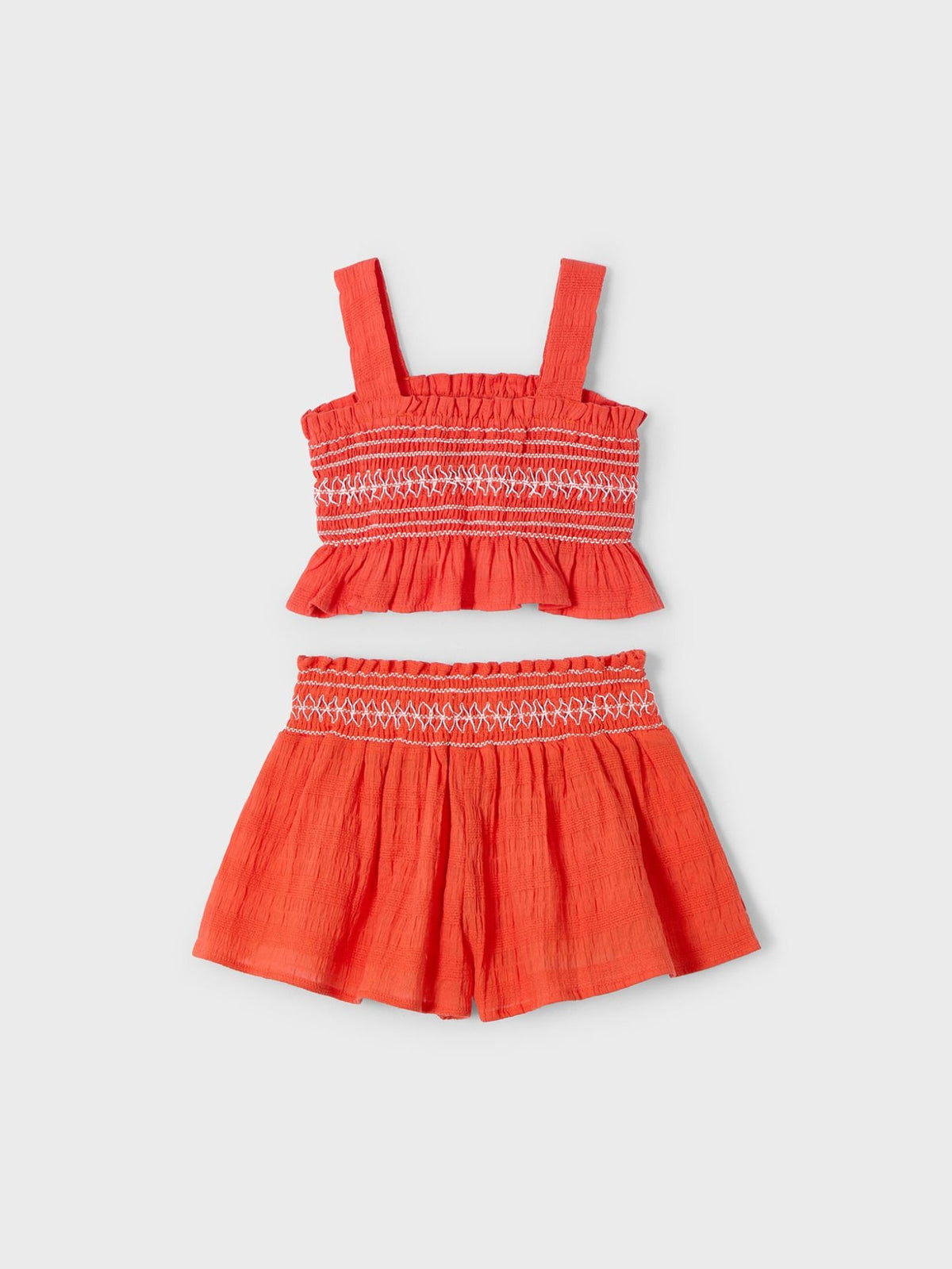 Conj. short Paprica (Vermelho)  para Menina - Mayoral