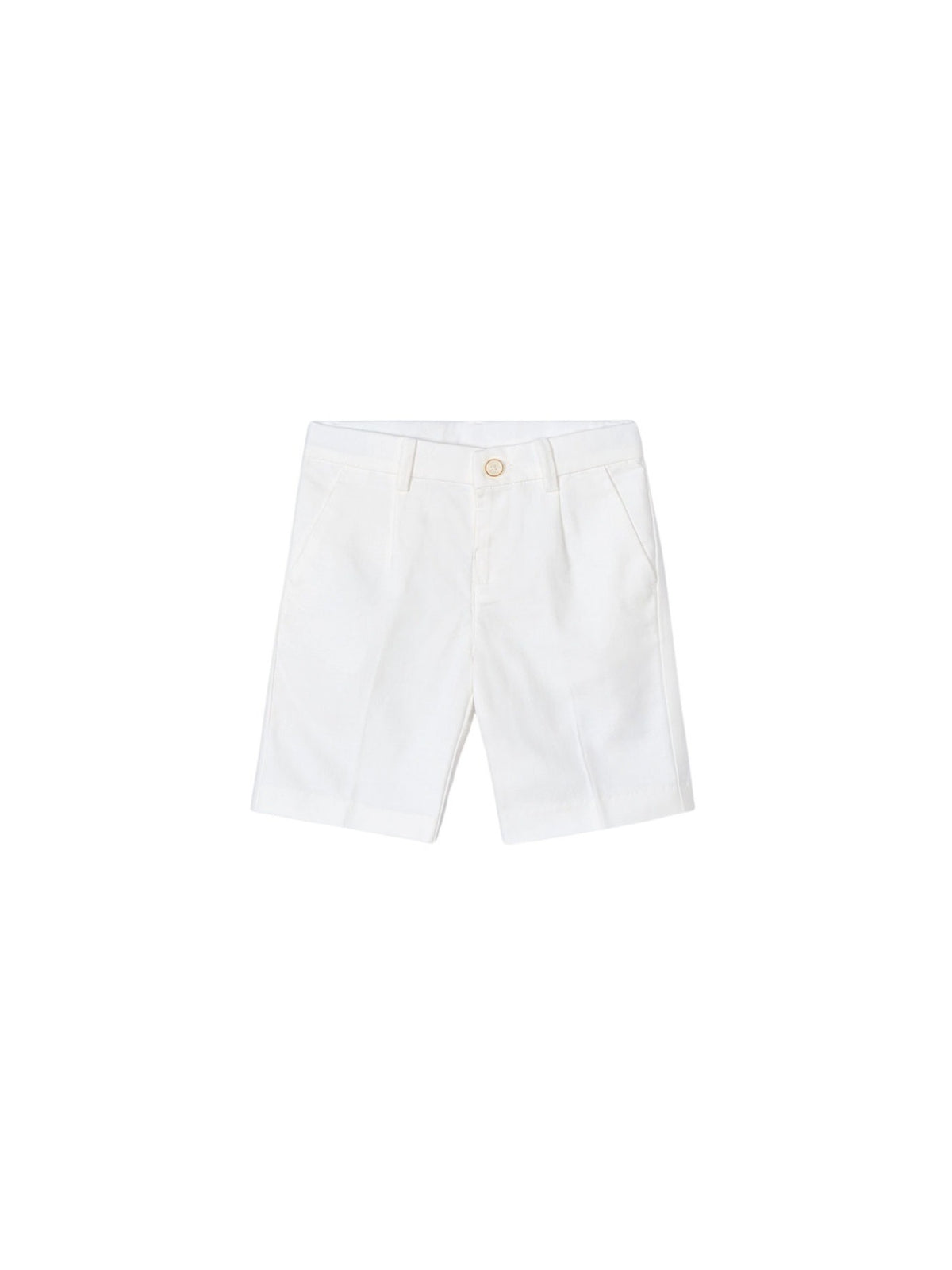 Calção linho suiting Nata (Creme / Pérola)  para Menino - Mayoral