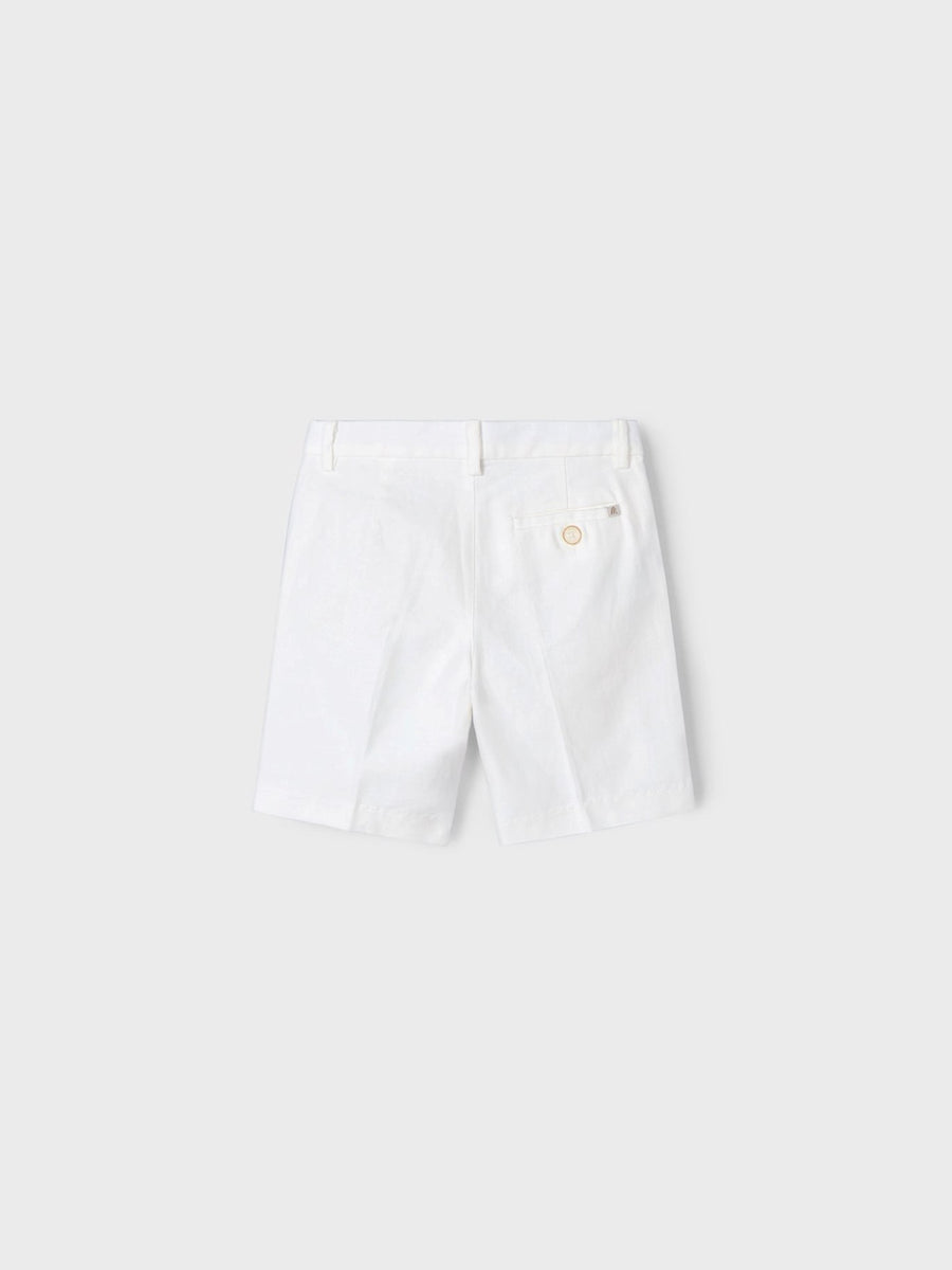 Calção linho suiting Nata (Creme / Pérola)  para Menino - Mayoral