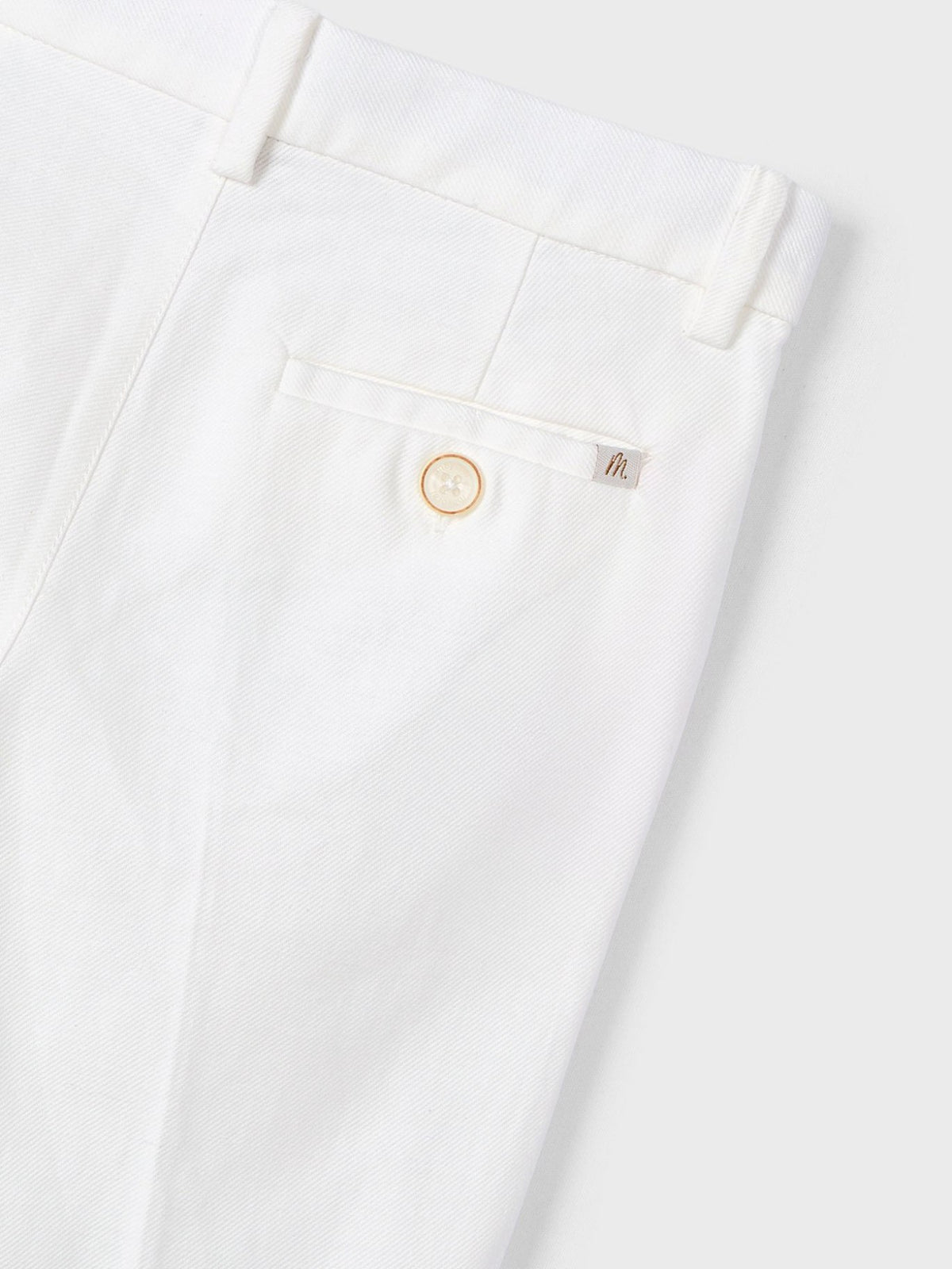 Calção linho suiting Nata (Creme / Pérola)  para Menino - Mayoral