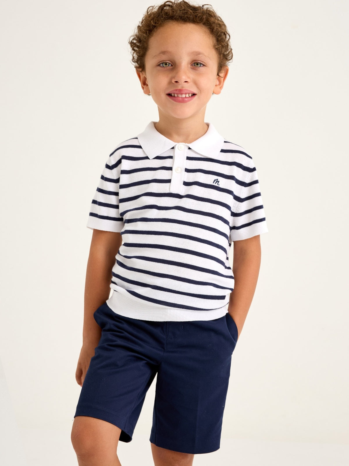 Calção slim suiting Marinho (Marinho)  para Menino - Mayoral