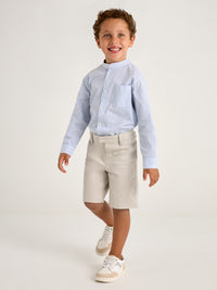 Calção slim suiting Osso (Bege)  para Menino - Mayoral