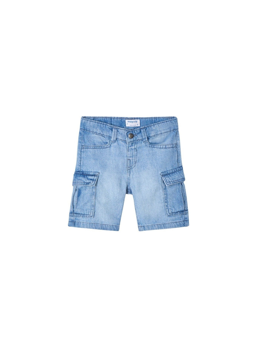Calção denim Bleach (Ganga c/ Lavagem)  para Menino - Mayoral