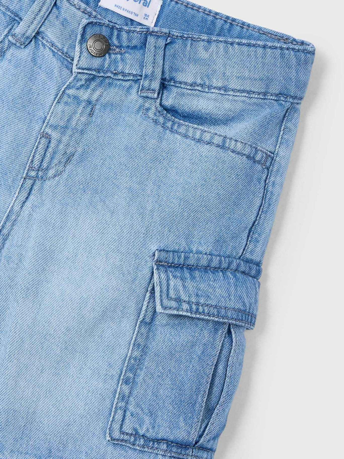 Calção denim Bleach (Ganga c/ Lavagem)  para Menino - Mayoral