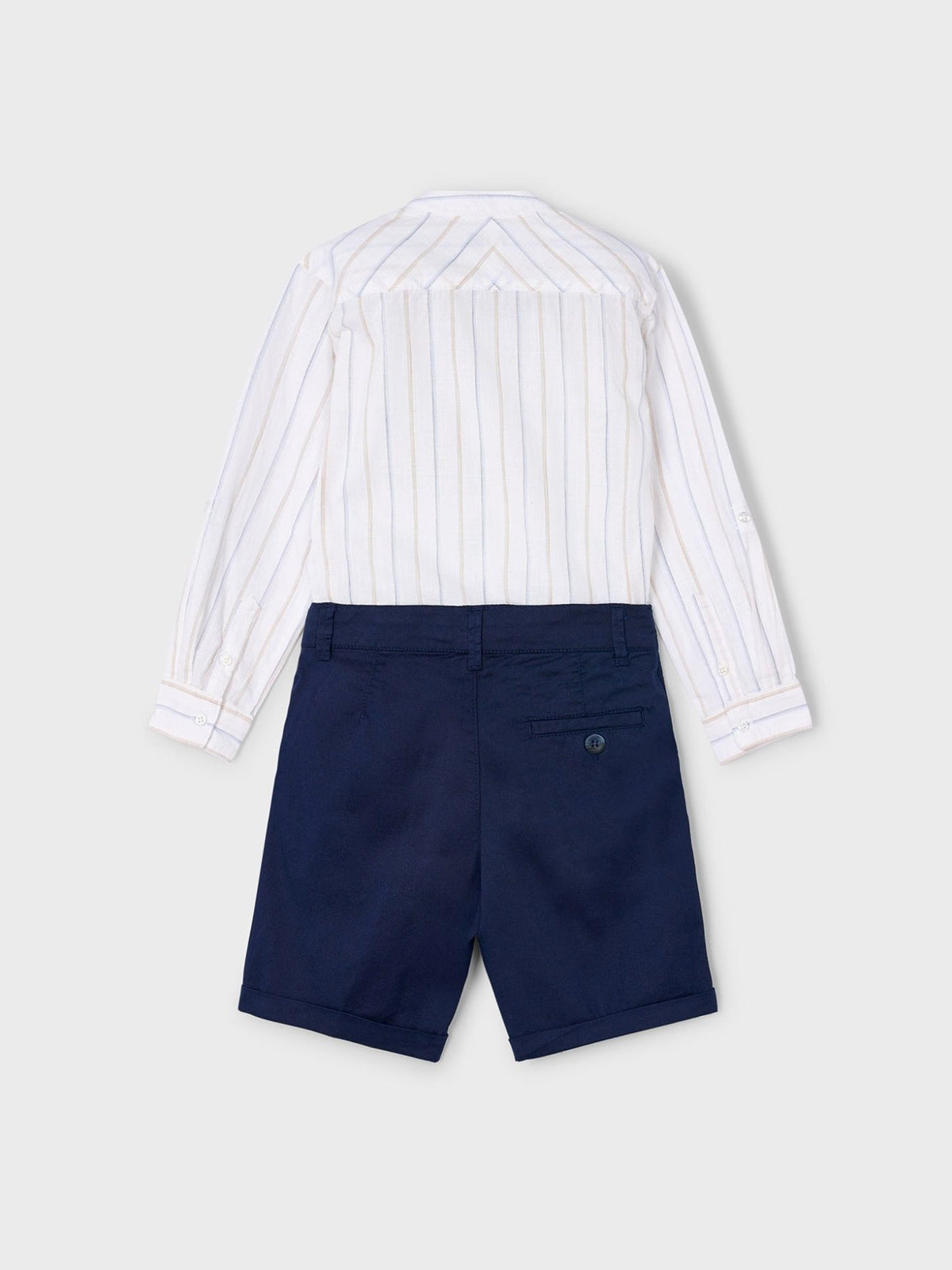 Conj. bermuda camisa m/comp. Marinho (Marinho)  para Menino - Mayoral