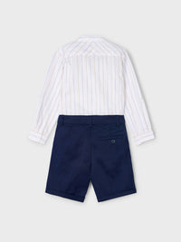 Conj. bermuda camisa m/comp. Marinho (Marinho)  para Menino - Mayoral
