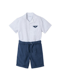 Conj. bermuda relaxed Midnight (Marinho)  para Menino - Mayoral