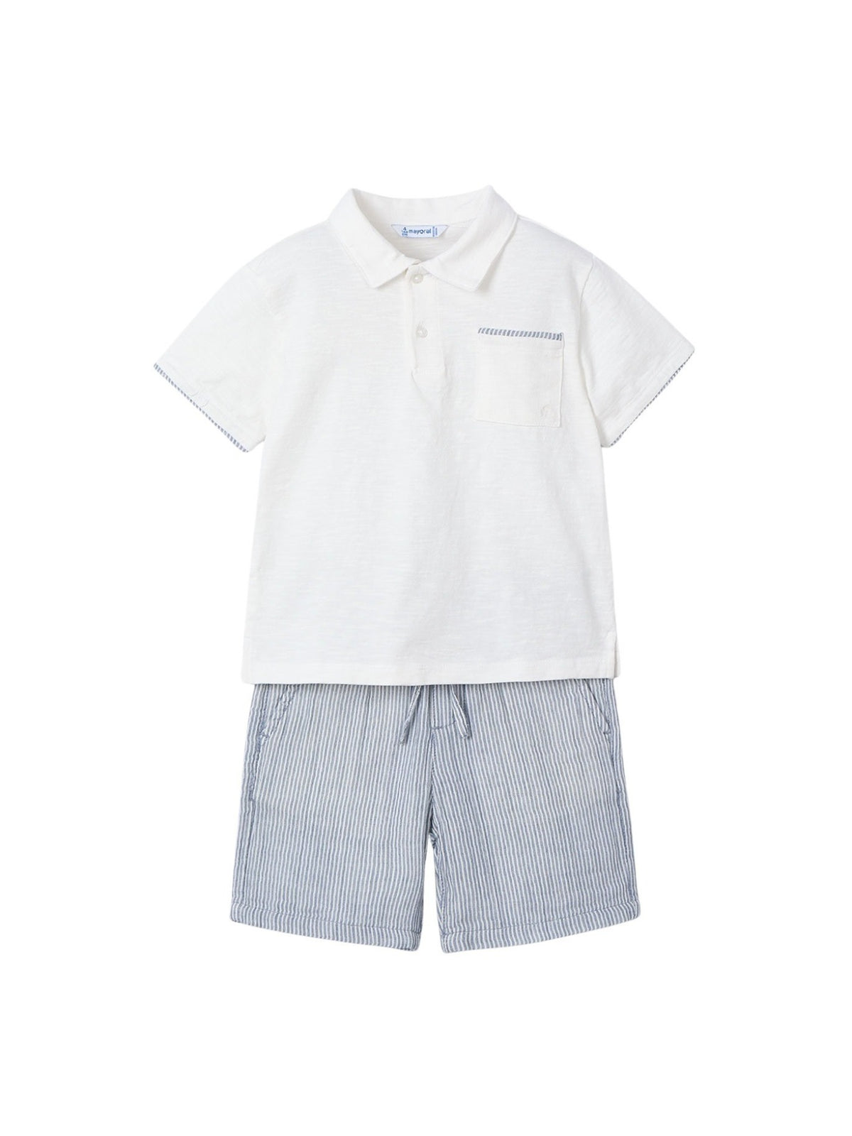 Conj. bermuda polo Azul (Azul)  para Menino - Mayoral