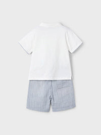 Conj. bermuda polo Azul (Azul)  para Menino - Mayoral