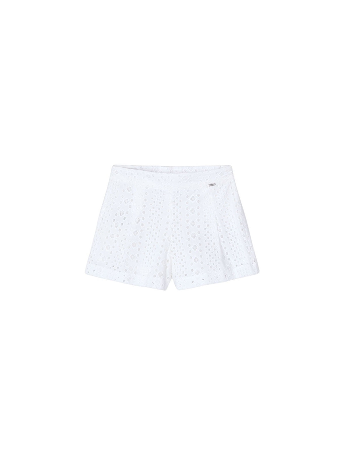 Calção perfurado Branco (Branco)  para Menina - Mayoral