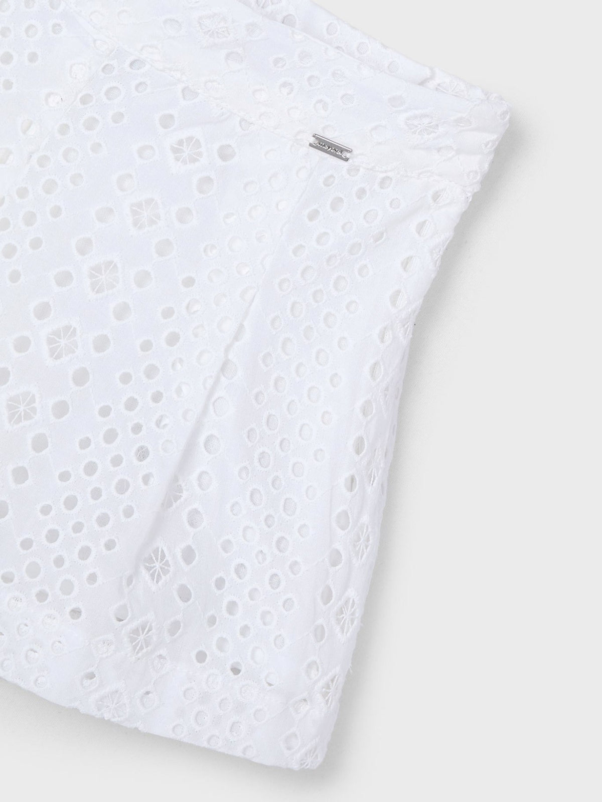 Calção perfurado Branco (Branco)  para Menina - Mayoral