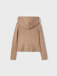 Casaco tricot canelado Canela (Castanho Claro)  para Menina - Mayoral