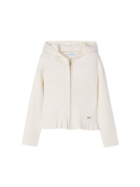 Casaco tricot canelado Osso (Creme / Pérola)  para Menina - Mayoral