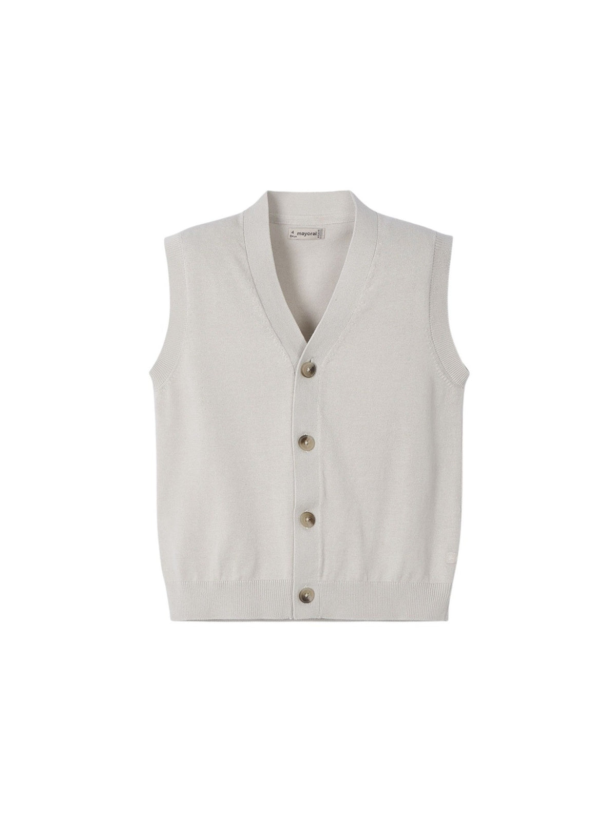 Colete tricot Osso (Bege)  para Menino - Mayoral