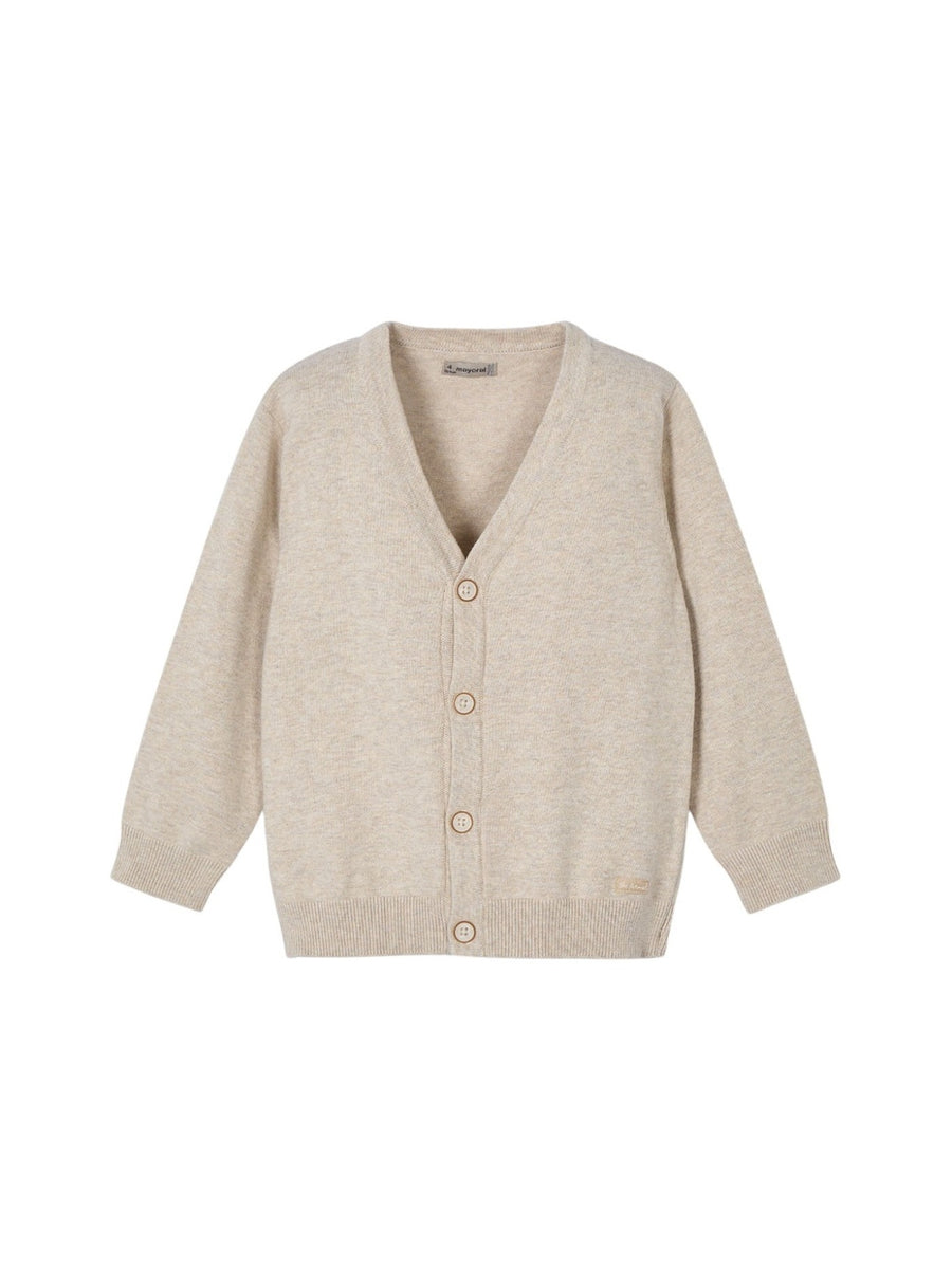 Casaco tricot Areia vig (Bege)  para Menino - Mayoral