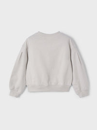 Sweat com complemento Cimento (Cinza)  para Menina - Mayoral
