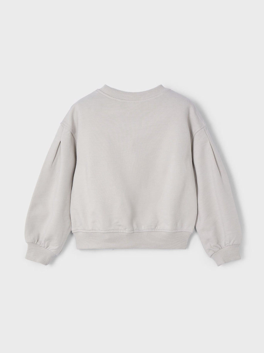 Sweat com complemento Cimento (Cinza)  para Menina - Mayoral