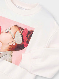 Sweat com complemento Osso (Bege)  para Menina - Mayoral