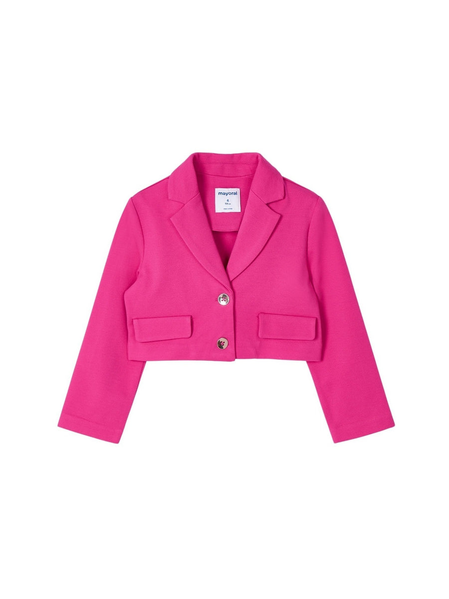 Jaqueta ponto roma Magenta (Magenta)  para Menina - Mayoral