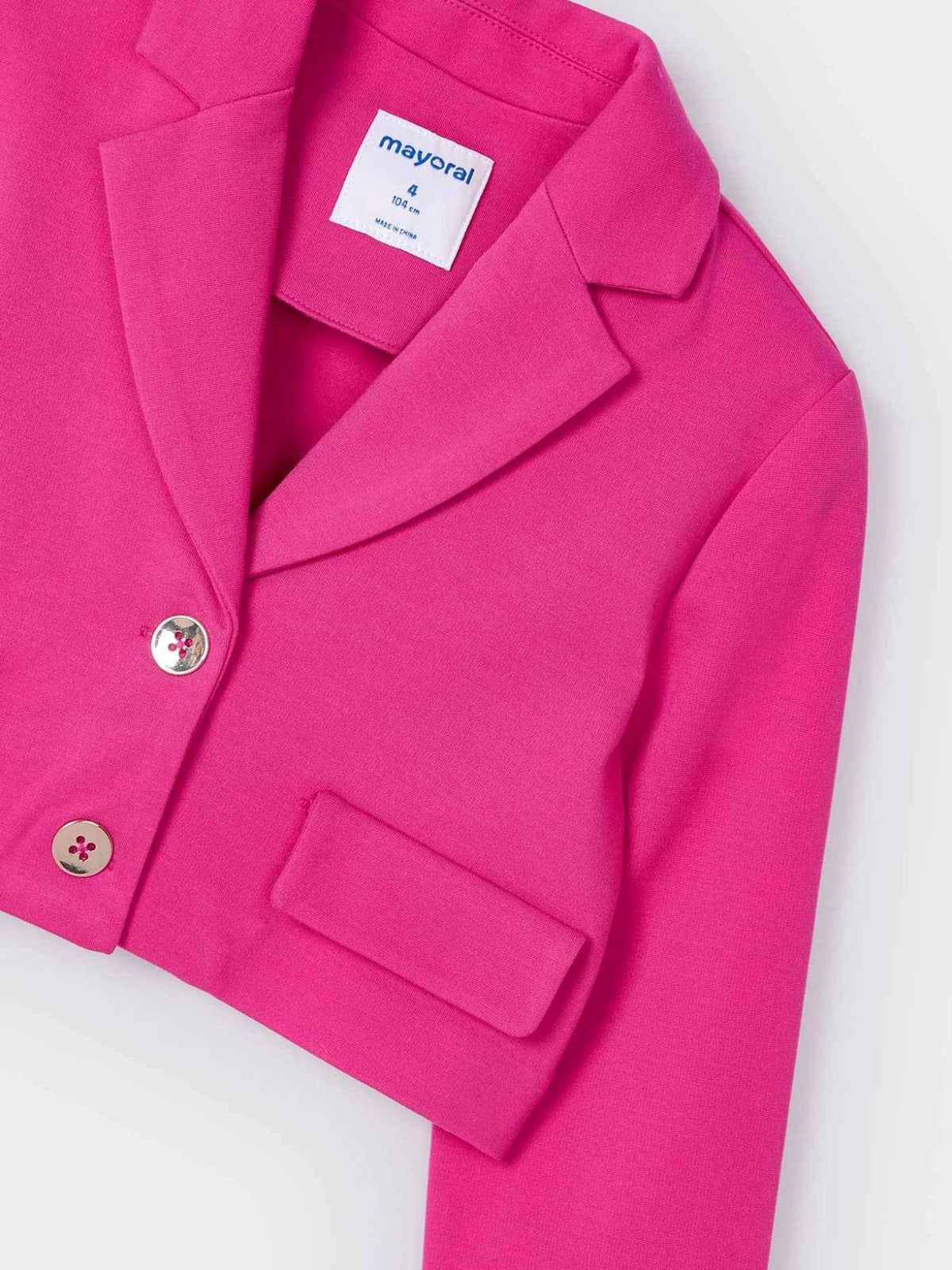 Jaqueta ponto roma Magenta (Magenta)  para Menina - Mayoral