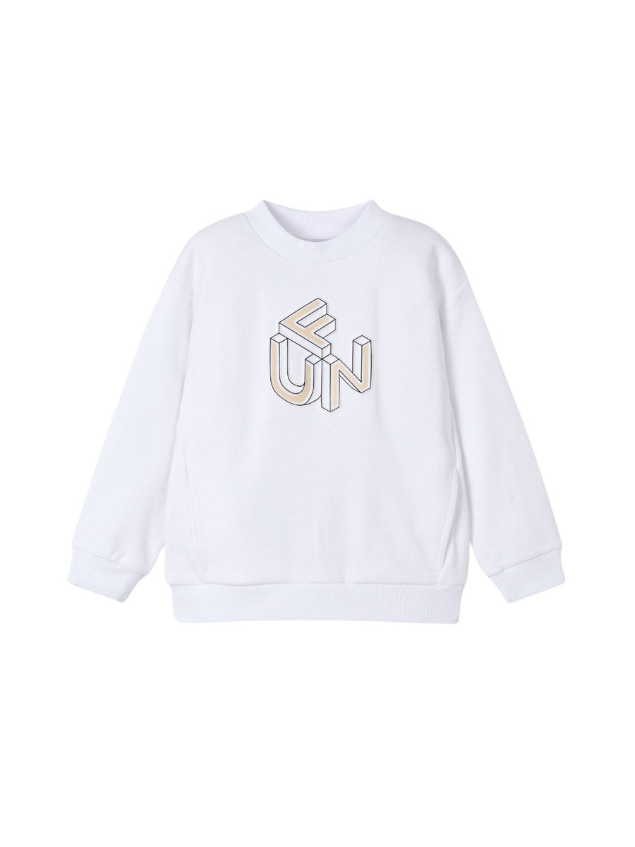 Sweat embossed Branco (Branco)  para Menino - Mayoral