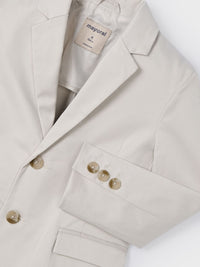 Blazer slim suiting Osso (Bege)  para Menino - Mayoral