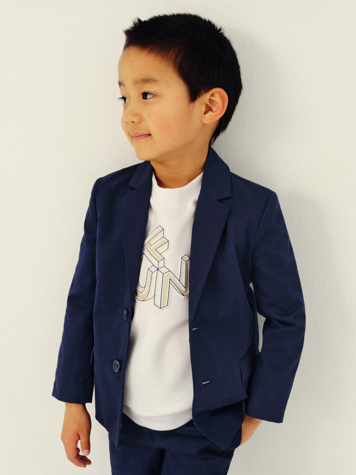 Blazer slim suiting Marinho (Marinho)  para Menino - Mayoral