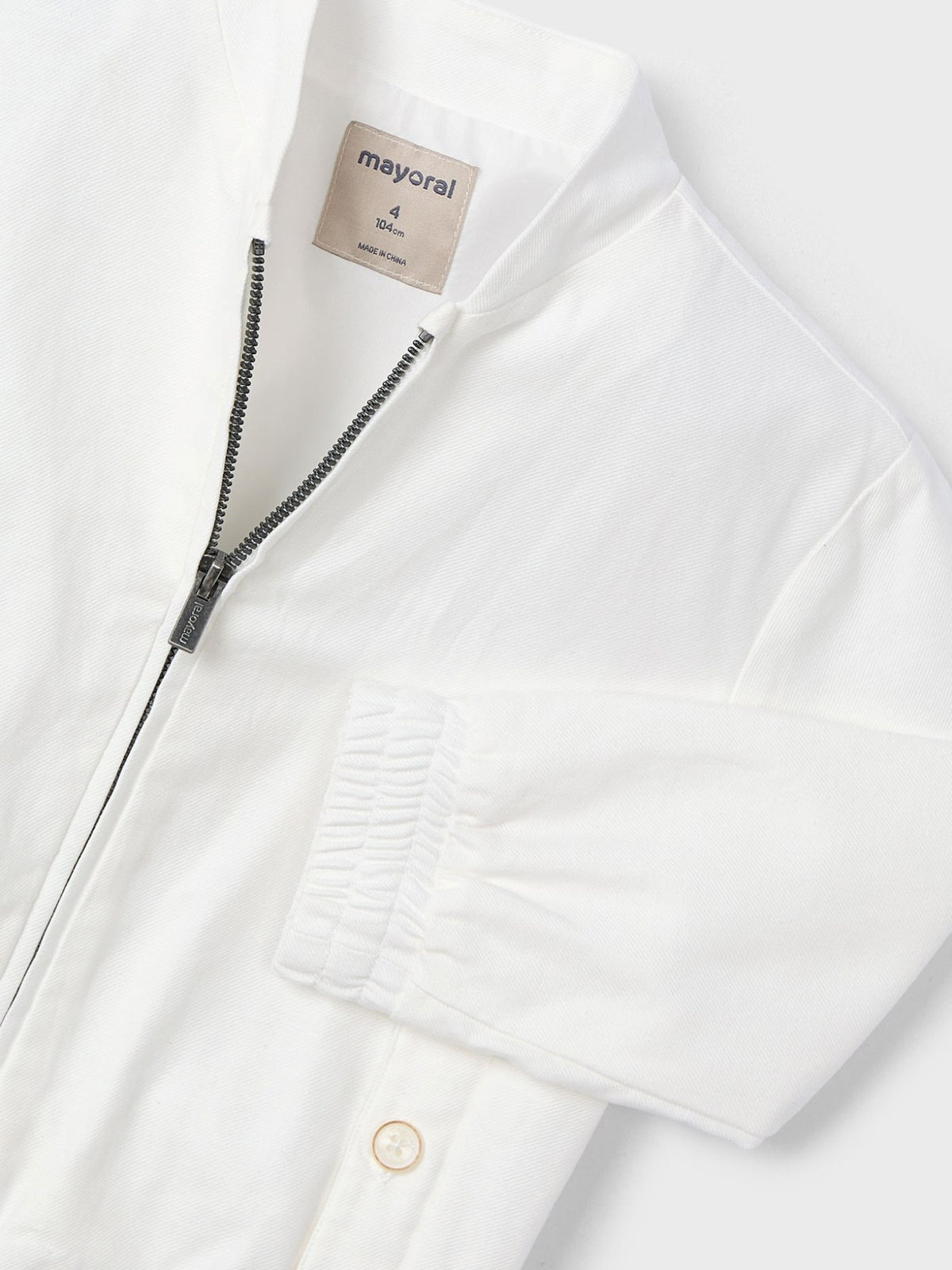 Blusão linho suiting Nata (Creme / Pérola)  para Menino - Mayoral