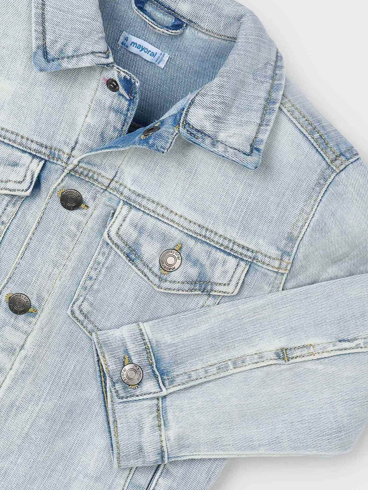 Blusão denim trucker Bleach (Ganga c/ Lavagem)  para Menino - Mayoral