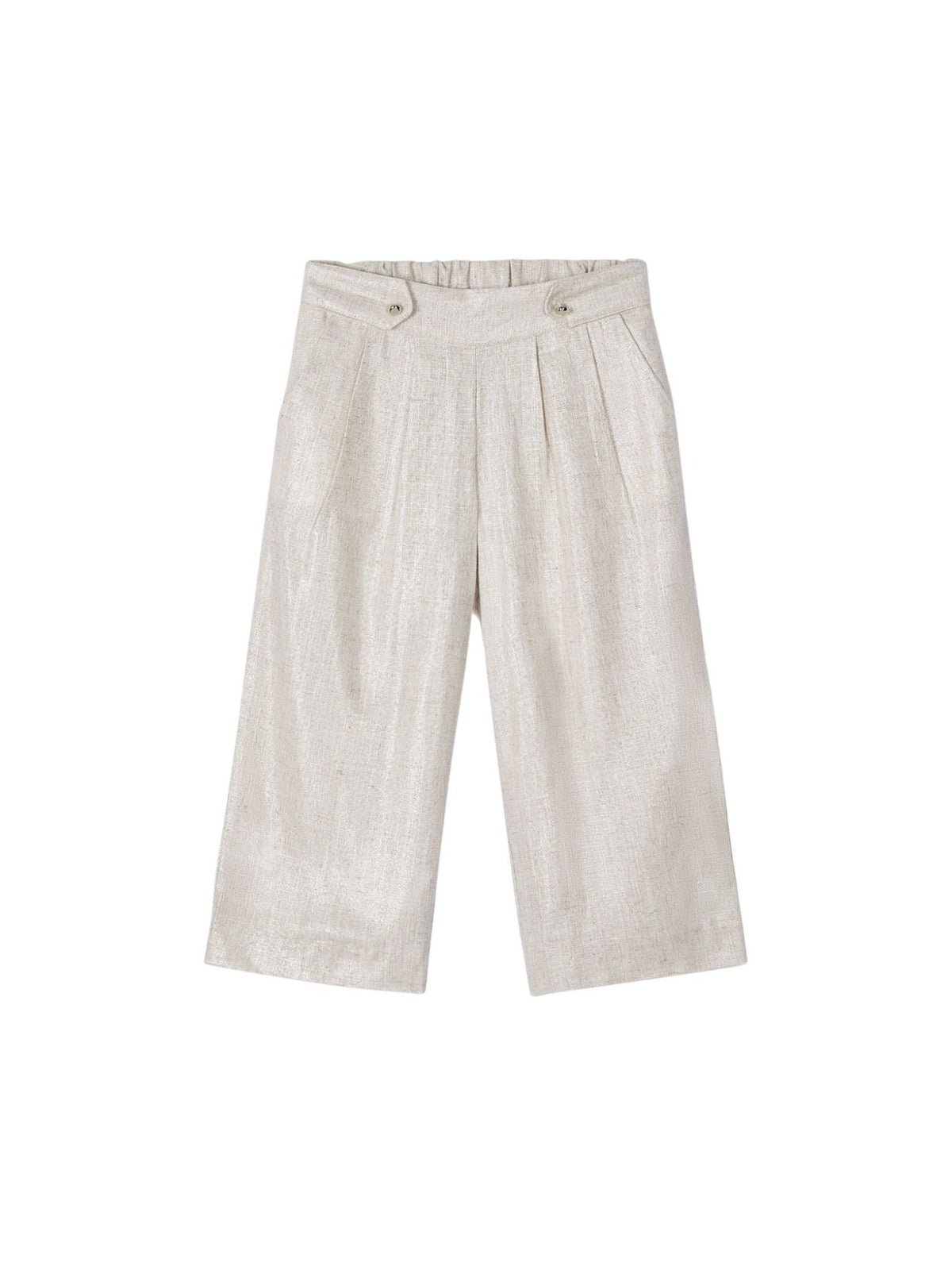 Calça linho Linho (Bege)  para Menina - Mayoral