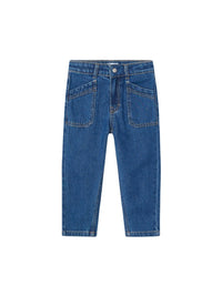 Calça mom fit Base (Ganga c/ Lavagem)  para Menina - Mayoral